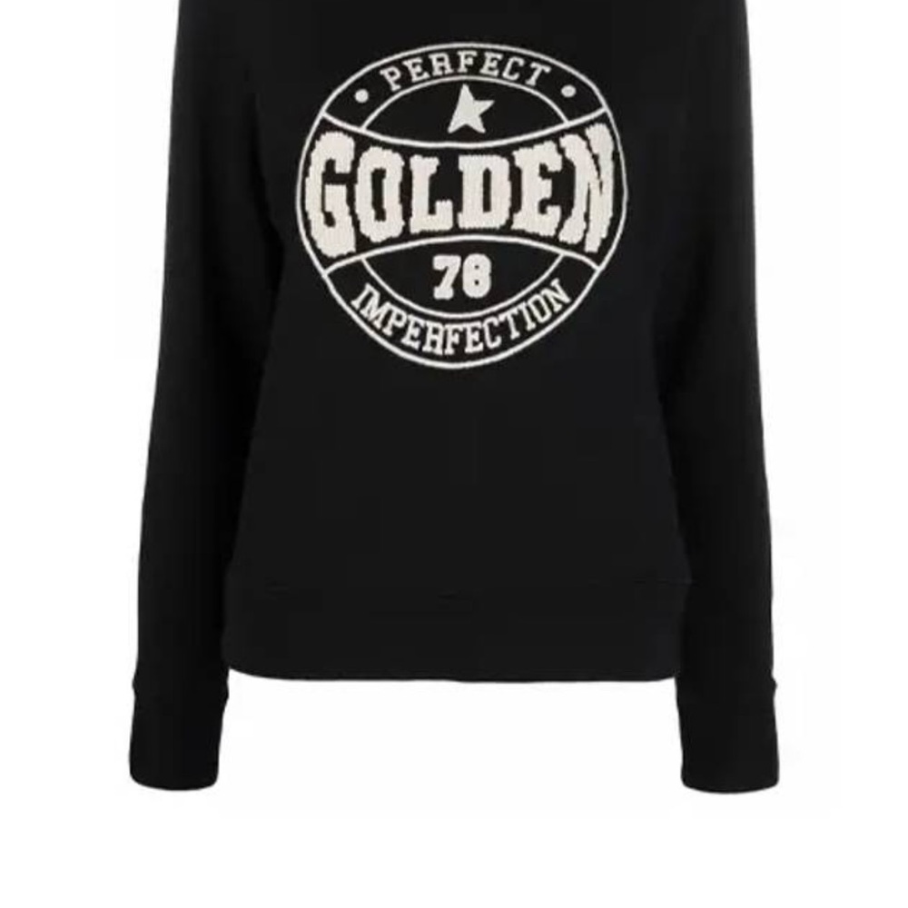Golden Goose Black Graphic Hoodie